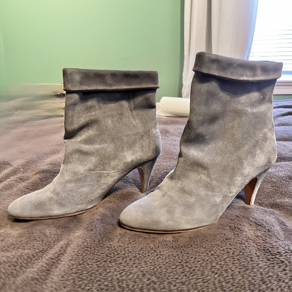 Unisa Gray Suede Boots